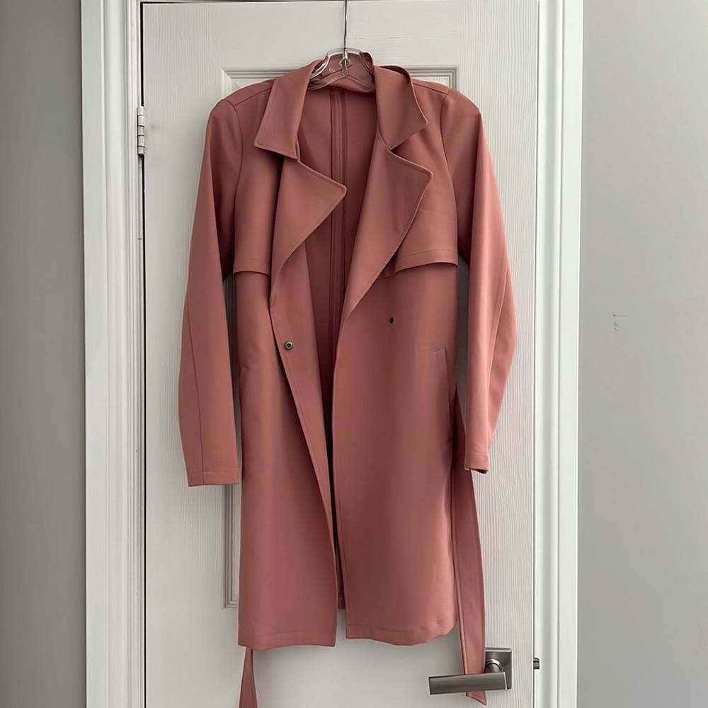PINK TRENCHCOAT
